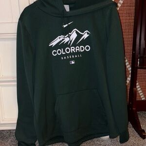 Nike Green Colorado Baseball Hoodie